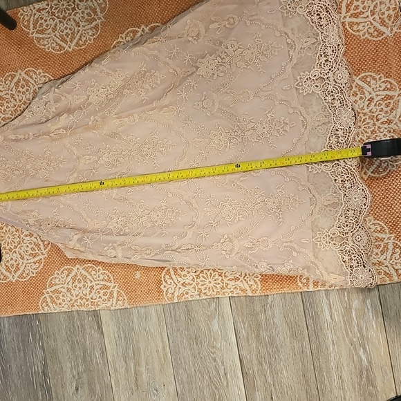 Altar'd State Lace Midi Halter Dress in Peach - Picture 7 of 15